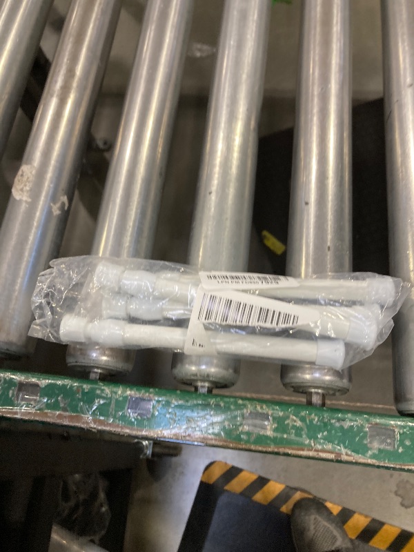 Photo 1 of 4 Pcs Tension Rod, Goowin Short Tension Rod, No Drilling Small Tension Rods for Closet, Rustproof Spring Rod, Mini Thin Tension Rods for Cabinets, Cupboard, Wardrobe Bars, Bookcase (White, 7-11 inch)