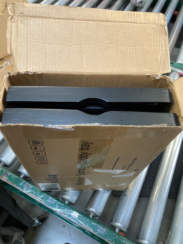 Photo 1 of Yirilan Bathtub Tray, Expandable Bath Tray for Tub for Books, Tablets & Wine Glasses for Home Spa, Bathroom Accessories & Gifts