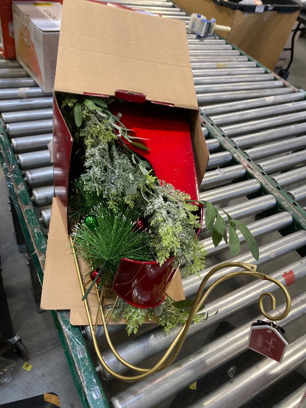 Photo 1 of Member’s Mark Pre-Lit Decorative Sleigh