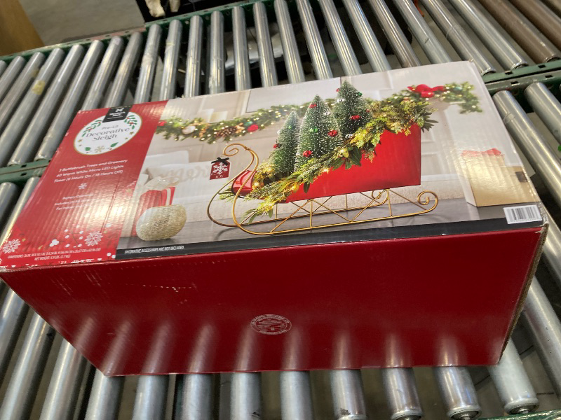 Photo 1 of Member’s Mark Pre-Lit Decorative Sleigh