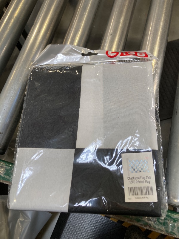 Photo 1 of 3x5 foot Checkered Flag - Black and White Racing Flag