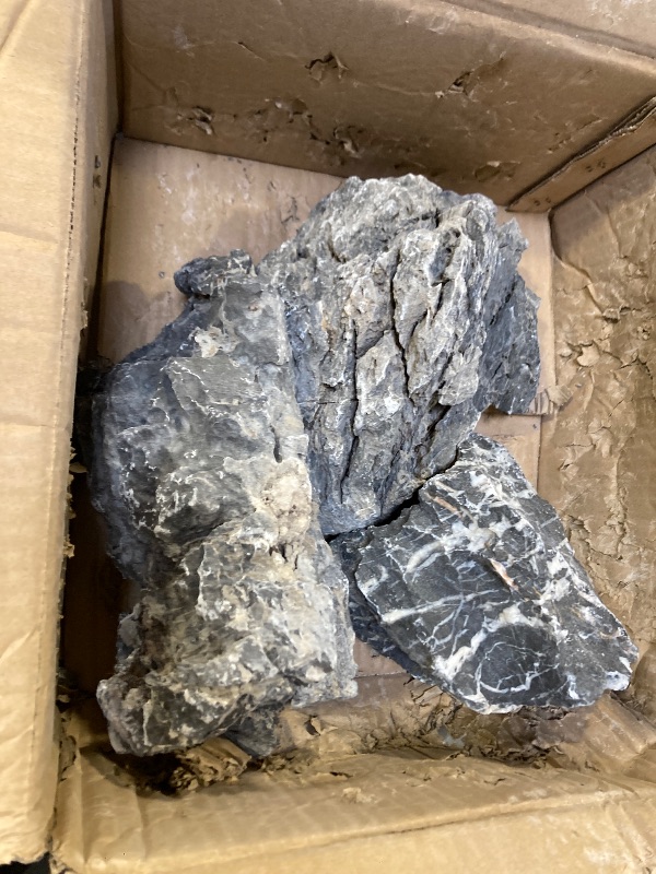 Photo 1 of FISCAPE 6-8 Inches Natural Seiryu Stone 6 PCS Aquarium Rocks for Aquascaping, Aquarium Landscaping, Terrariums, Fish Tank Decoration, Vivariums, Paludarium, Reptile and Amphibian Enclosures