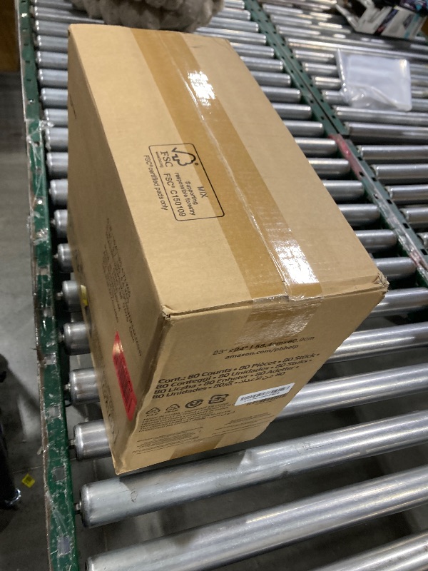 Photo 1 of Amazon Basics Heavy Duty Dog and Puppy Pee Pads, 5-Layer Leak-Proof Ultra Absorbent, Quick-Dry Surface, Potty Training, Regular (24x23"), 80 Count, Blue & White