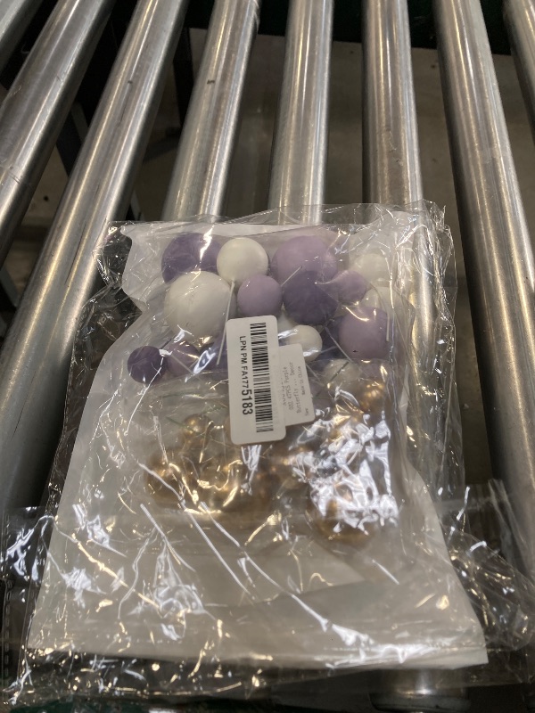 Photo 1 of 47PCS Purple Butterfly Cake Topper,Butterfly Cake Decorations Include Cake Toppers Pink Gold Balls for Baby Shower Wedding Birthday Bridal Shower Party Decor(Purple)