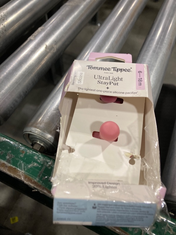 Photo 1 of Tommee Tippee UltraLight Stay Put Silicone Pacifier 6-18m - 2pk