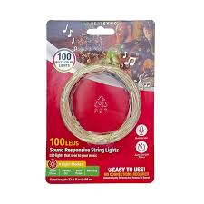 Photo 1 of Beatsync Christmas Indoor 100 Counts LED Multi-Color String Lights, Battery Operated