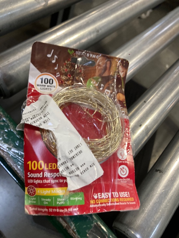 Photo 2 of Beatsync Christmas Indoor 100 Counts LED Multi-Color String Lights, Battery Operated