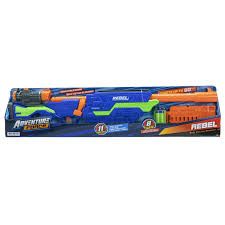 Photo 1 of Adventure Force Rebel Foam Dart Blaster Set, Bolt-Action Clip-Fed Design, 1 Blaster with 8 Accu-Blast Darts, Clip and Detachable Scope, Compatible with Most Standard Nerf Blasters, Ages 8+