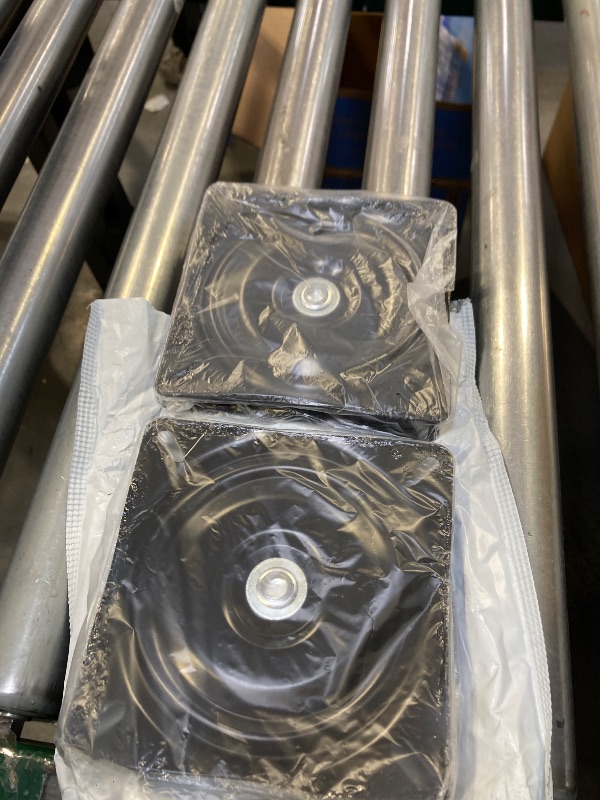 Photo 1 of 2Pack Heavy Duty Bar Stool Swivel Plate, 6Inch Chair Base With Solid Ring of Ball Bearings, 400lbs Capacity Replacement Seat Parts Lazy Susan Hardware for Barstools Recliner Chair Boat