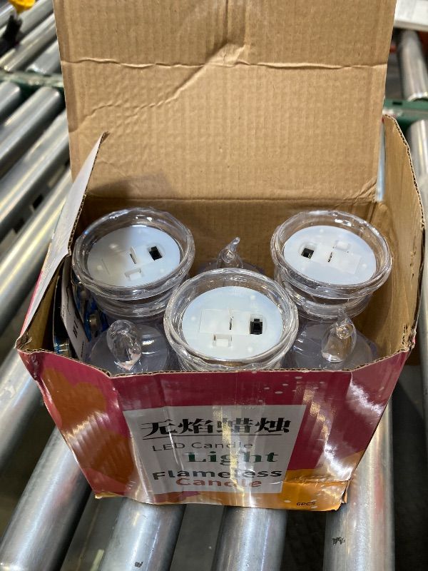 Photo 1 of SupBri Rose Shadow LED Flameless Candles, 6PCS Romantic Battery Operated Candles Led Pillar Candles for Valentines Anniversary Wedding Christmas Decorations(White, D 2.5" x H 7.2")