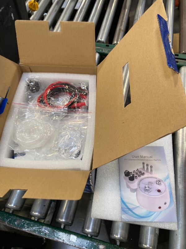 Photo 1 of Diamond Microdermabrasion Machine, Yofuly 3 in 1 Professional Microdermabrasion Machine with Vacuum Glass Tube and Spray Bottle for Home Use Skin Care