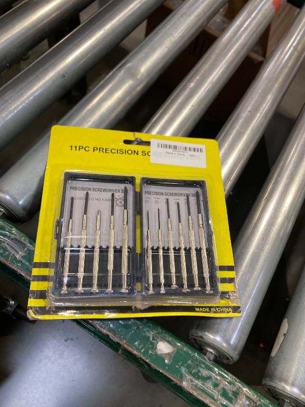 Photo 1 of 11 Pcs Small Precision Screwdriver Set, Tiny Screwdriver Set, Mini Screw Driver Kit with Slotted and Phillips Heads, Ideal for Watch, Eyeglasses, Toys, Electronics, Computer Repair