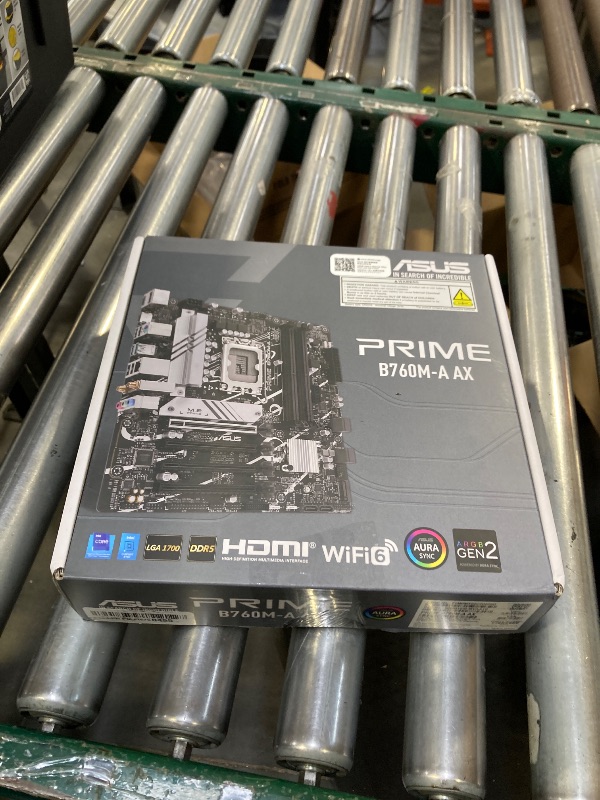 Photo 1 of ***NON FUNCTIONAL** PARTS ONLY-ASUS Prime B760M-A AX LGA 1700(Intel® 12th&13th Gen) microATX Motherboard (PCIe® 4.0, 2xM.2 Slots, DDR5,Realtek 2.5 Gb LAN,WiFi 6, DP,Rear USB 3.2 Gen 2, Front USB 3.2 Gen 1 Type-C®)
