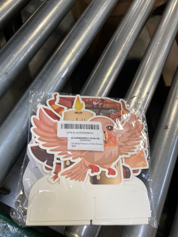 Photo 1 of 8 Pcs Magical Honeycomb Centerpieces, Magical Wizard Theme Birthday Decoration Party Supplies Centerpiece Table Decorations Toppers Perfect for Themed Party, Birthday, Halloween