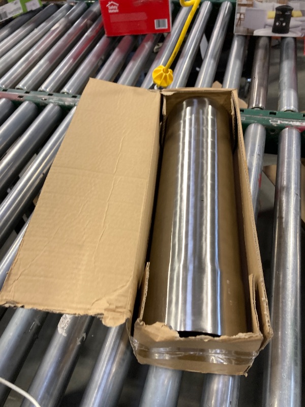 Photo 1 of 5 Inch Exhaust Pipe T304 Stainless Steel Exhaust Tubing (SS Tubo),Tailpipe 5" OD-to-Five ID Adapter Length 17.3"Straight Tubing, Flared & Slotted End, Polished Finish,Universal Connector Tubo