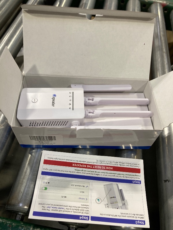 Photo 1 of 2026 New WiFi Extender Signal Booster for Home, Long Range WiFi Repeater Wireless Routers Signal Amplifier, Mesh WiFi 15X Faster Access Point with Ethernet Port, Easy Setup, 5 Working Mode