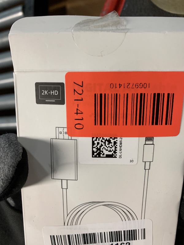 Photo 1 of [Apple MFi Certified] Lightning to HDMI Adapter for iPhone to TV, HDMI to Lightning Cable 1080P HD Digital AV Adapter Sync Video & Sound for iPhone 14 13 12 11 X SE 8 7 6, HDTV/Projector - 6.6FT