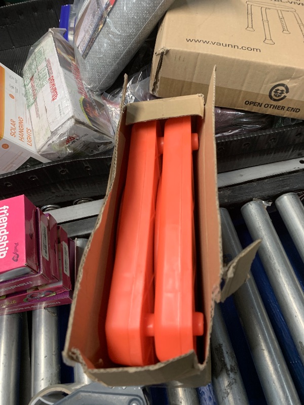 Photo 1 of [2 Pack]28 Inch Collapsible Traffic Safety Cones - Parking Cones with Reflective Collars, Orange Safety Cones for Parking lot, Driveway, Driving Training etc