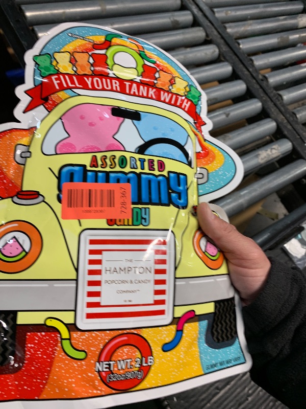 Photo 1 of ***EXPIRATION:10/10/25***Punch Buggy Assorted Gummy Candy Mix, 2 Pound Gummies Bulk Bag, The Hampton Popcorn & Candy Company