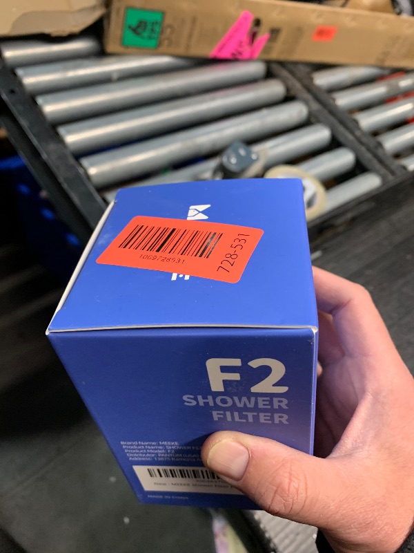 Photo 3 of F2 Hard Water Solution Shower Filter - 2.5GPM High-Flow, 99.99% Chlorine/Fluoride/Toxic Chemicals/Heavy Metals Removal, Water Softener Shower Head Filter, Reduces Dry Skin & Frizzy Hair