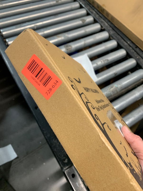 Photo 1 of [8 Modes & Timer] 6Ft 45 LED Halloween Willow Vine Twig Garland with Orange Lights - Battery Operated, Waterproof Halloween Decor for Indoor Wall, Fireplace Mantle, Home Party (Pumpkins & Bats, 6FT)