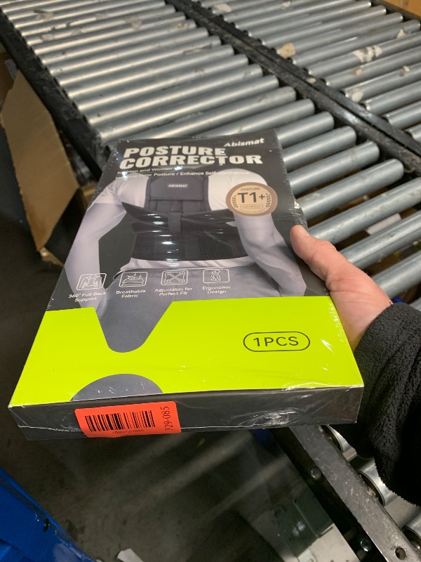 Photo 1 of ***FACTORY SEALED***Abismat Posture Corrector for Women and Men, Back Brace Support for Upper and Lower Back Pain Relief, Adjustable for Back straightener, Spine Alignment, Scoliosis, Hunchback, Spine Corrector