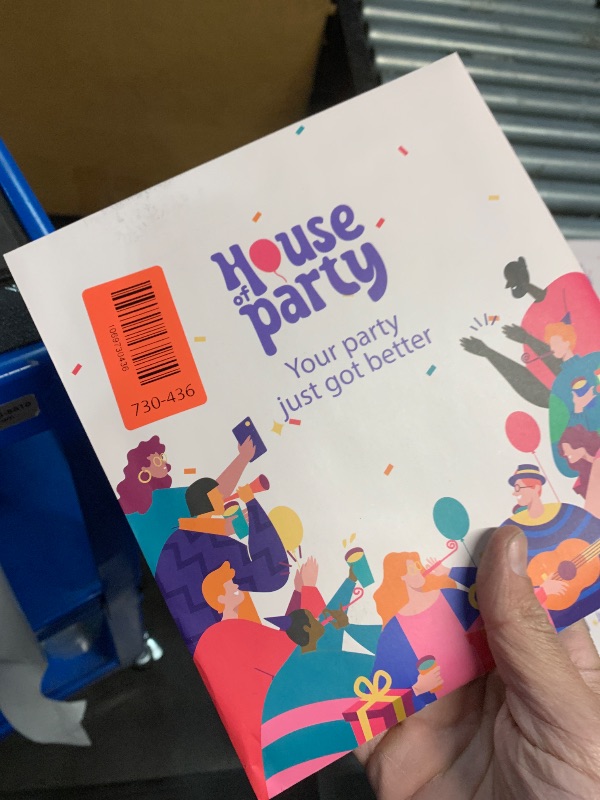 Photo 1 of ***FACTORY SEALED***HOUSE OF PARTY Hocus Pocus Decoration - Halloween Banner & Black Cat Balloon - Perfect Indoor Halloween Party Decoration with Witch & Black Cat Designs