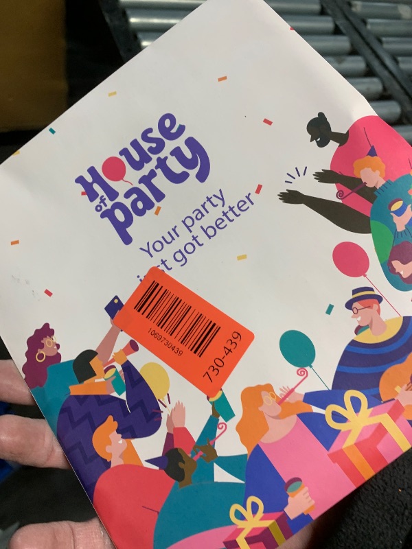 Photo 1 of ***FACTORY SEALED***HOUSE OF PARTY Hocus Pocus Decoration - Halloween Banner & Black Cat Balloon - Perfect Indoor Halloween Party Decoration with Witch & Black Cat Designs