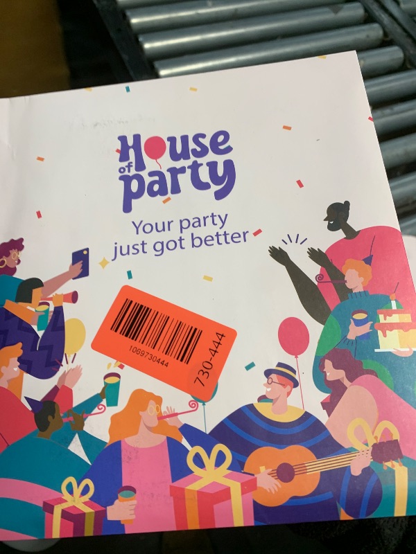 Photo 1 of ***FACTORY SEALED***HOUSE OF PARTY Hocus Pocus Decoration - Halloween Banner & Black Cat Balloon - Perfect Indoor Halloween Party Decoration with Witch & Black Cat Designs