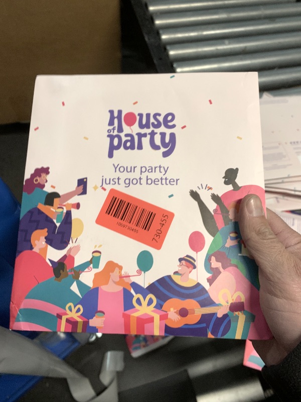 Photo 1 of ***FACTORY SEALED***HOUSE OF PARTY Hocus Pocus Decoration - Halloween Banner & Black Cat Balloon - Perfect Indoor Halloween Party Decoration with Witch & Black Cat Designs