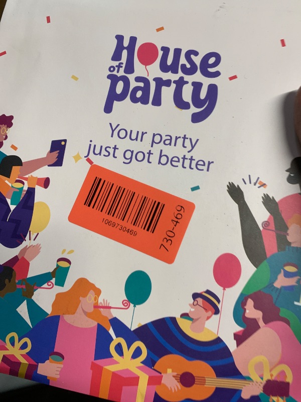 Photo 1 of ***FACTORY SEALED***HOUSE OF PARTY Hocus Pocus Decoration - Halloween Banner & Black Cat Balloon - Perfect Indoor Halloween Party Decoration with Witch & Black Cat Designs