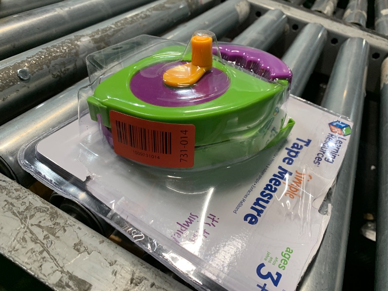 Photo 1 of **DAMAGED**Learning Resources Simple Tape Measure, Ages 3+, Retractable Toy Tape Measure, Measures 4 Feet, Construction Toy for Kids,Back to School