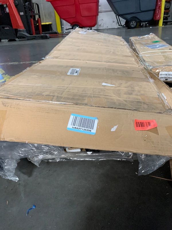 Photo 1 of (bottom base box only**) COMHOMA King Size Metal Bed Frame with Upholstered Headboard,Storage Drawers,USB & Type-C Charging Ports,No Box Spring Needed,Dark Grey