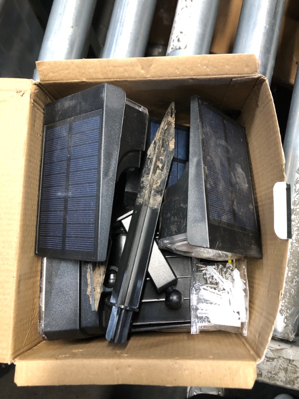 Photo 1 of ****HEAVILY USED****LEREKAM Color Solar Lights Outdoor Waterproof Spotlights with 9 Light Modes, Color Changing Solar Outdoor Lights for Decorate Festivals, Colored Solar Spot Lights Auto On/Off, RGBW 6 Pack