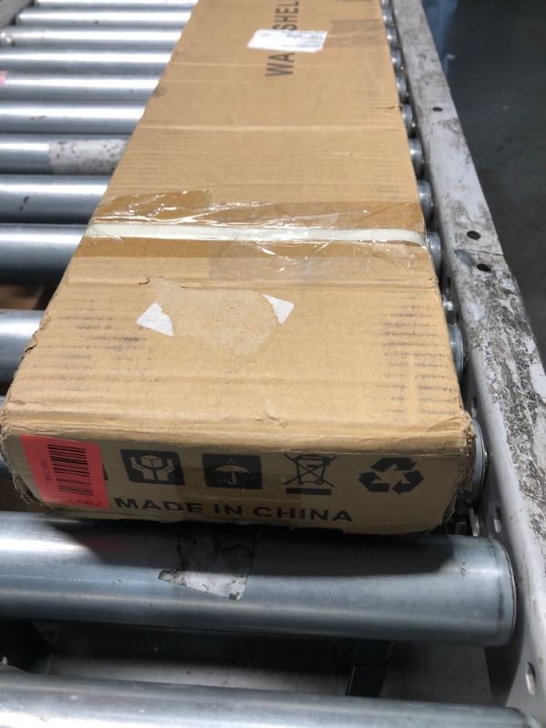 Photo 1 of **FOR PARTS ONLY**Express KitchQuip Premium Stainless Steel Tubular Wall Shelf – 14" D x 48" L | NSF Certified | Equipment & Appliance Wall Shelf for Kitchen, Restaurant, Utility Room