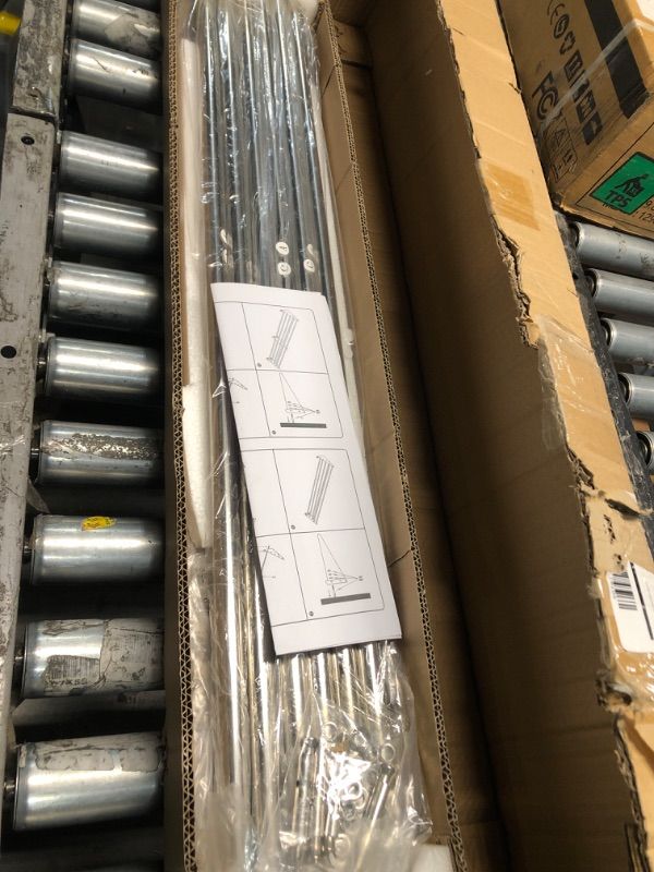 Photo 1 of ****STOCK PHOTO REFRENCE ONLY***Express KitchQuip Premium Stainless Steel Tubular Wall Shelf – 14" D x 48" L | NSF Certified | Equipment & Appliance Wall Shelf for Kitchen, Restaurant, Utility Room