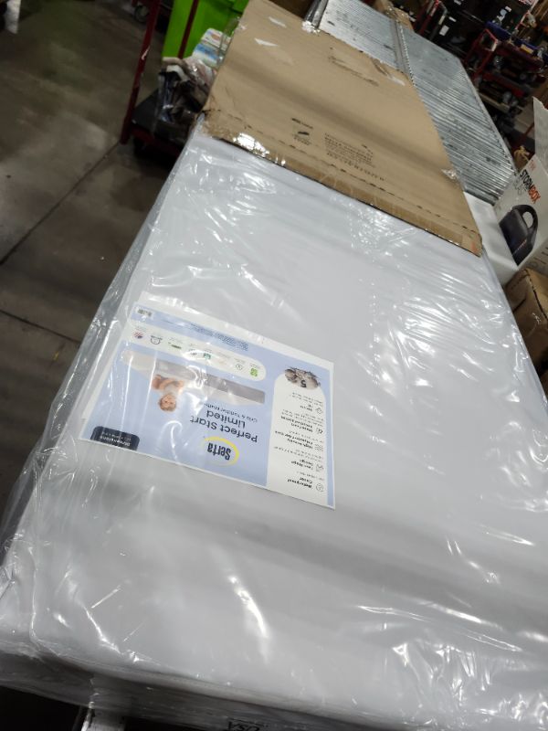 Photo 1 of ****STOCK PHOTO REFRENCE****Newton Baby Crib Mattress and Toddler Bed - Ultra-Breathable Proven to Reduce Suffocation Risk, 100% Washable, 2-Stage, Non-Toxic Better Than Organic, Removable Cover - Deluxe 5.5" Thick - White