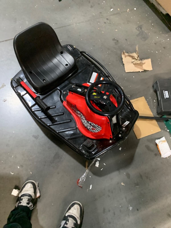 Photo 1 of ****TURNS ON BUT WONT ACCELERATE*****Razor Crazy Cart - 24V Electric Drifting Go Kart - Variable Speed, Up to 12 mph, Drift Bar for Controlled Drifts, Black/Red