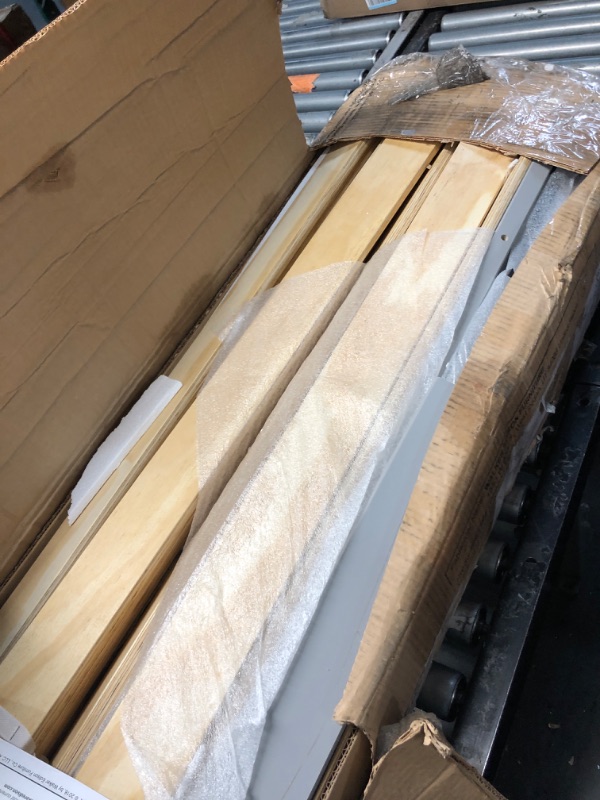 Photo 1 of Walker Edison Alexander Classic Solid Wood Stackable Jr Twin over Twin Bunk Bed, Twin over Twin, Grey