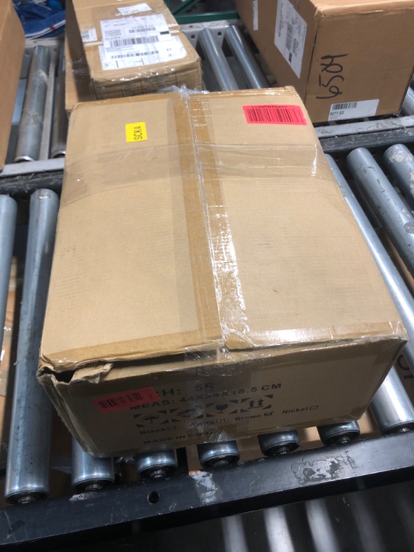 Photo 1 of **************FOR PARTS ONLY-MOTOR IS DAMAGED************
FUMLTP 56inch Ceiling Fans with Lights and Remote/App Control, DC Reversible Motor, Noiseless, Dimmable, Low Profile Modern Ceiling Fan for Bedroom Indoor/Outdoor Use?Brown?