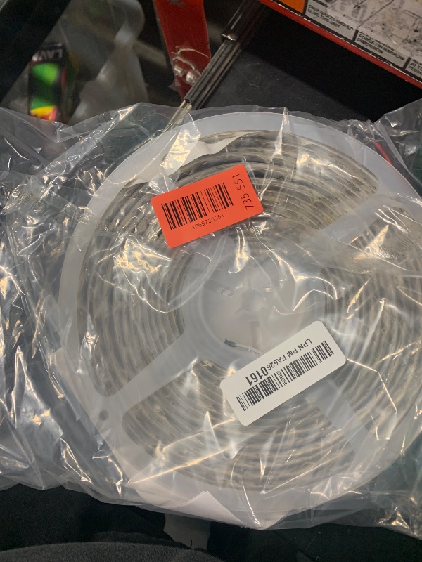 Photo 2 of PAUTIX IP65 Waterproof RGB Smart IC COB LED Strip Light Addressable 24ft/7.5m,24V Color Flowing Strip Light Multicolor Flexible Tape Light for TV,Room,Party DIY Decoration(Without Controller&Adapter)