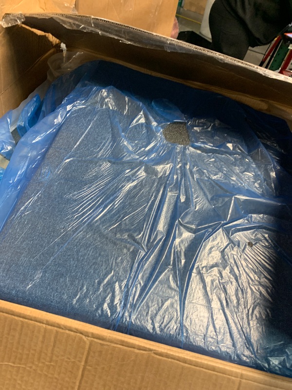 Photo 1 of (incomplete item) BFD Mid Century Modern Loveseat Couch, 56" Extra Deep 2-Seat Sofa for Small Spaces, Dark Grey