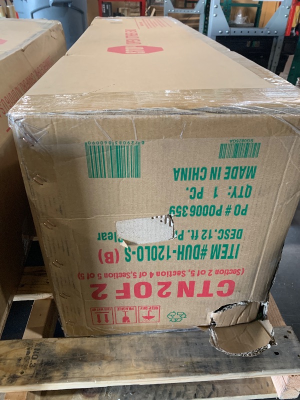 Photo 1 of *************INCOMPLETE ITEM, THI SI ONLY BOX # 2 OUT OF 2 TOTAL***************
National Tree Company 12 ft Pre-Lit Dunhill Fir Artificial Christmas Tree, 1,500 Clear Lights, 7,794 Tips, Includes Stand, Green