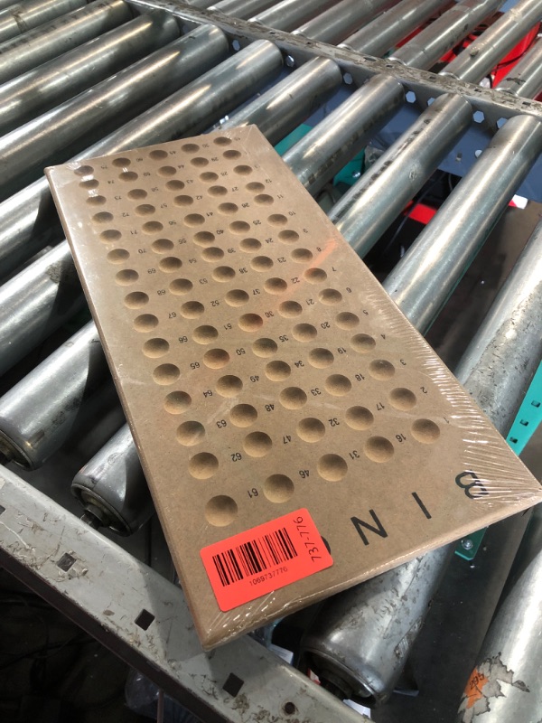 Photo 1 of ***FACTORY SEALED***S&S Worldwide Wooden Bingo Masterboard. 15-1/2" x 7-1/4" Board has 75 Pockets to Hold up to 7/8" Diameter Bingo Balls.