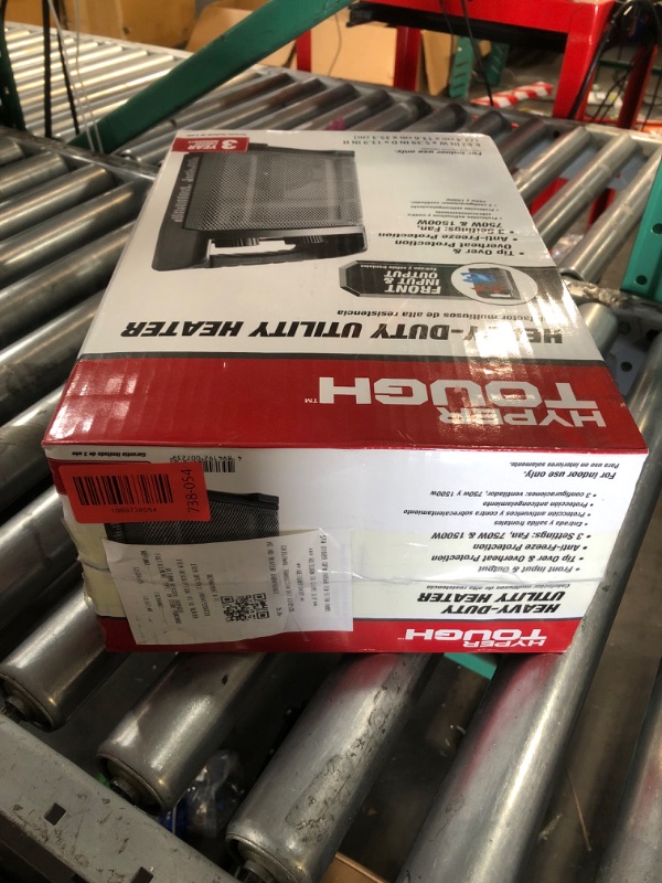 Photo 1 of ***STOCK PHOTO FOR REFERENCE ONLY***1500W Electric Utility Space Heater BTU 5120 with Thermostat Control, 2 Power Setting, Fan Only Option, Built-in Carrying Handle, Tip-Over Switch, Cool Touch, UL Safety