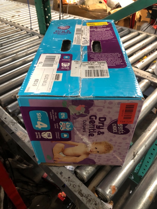 Photo 1 of ***PARTIAL SET - PRICE ADJUSTED*** Parent's Choice Diapers, Dry & Gentle Diapers Size 4 (22-37 lbs) - 116 Count