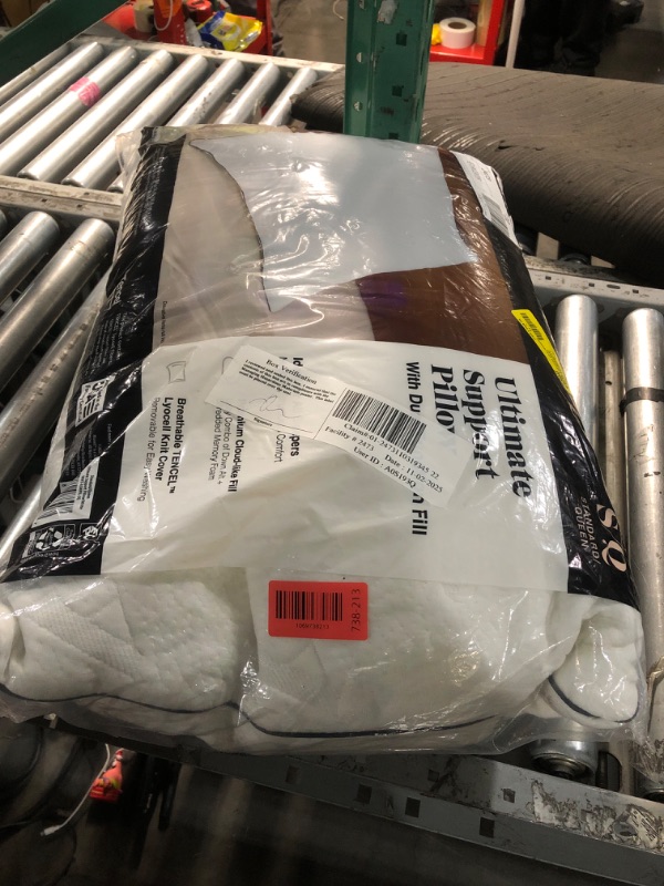 Photo 1 of ***MISSING PARTS******STOCK PHOTO FOR REFERENCE ONLY***Pillows Queen Size Set of 2, Bed Pillows for Side, Back, and Stomach Sleepers - Oeko-Tex Certified Down Alternative Plump Filling - Hotel Quality and Machine Washable, 2 Pack