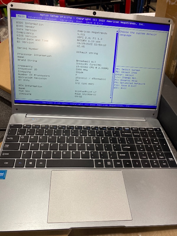 Photo 1 of ***************FOR PARTS ONLY- DOESNT SEEM TO DETECT WINDOWS****************
 ECOHERO Laptop, 15.6 inches FHD(1920 x 1080) IPS Display, i3-5005U, 8GB RAM and 512GB SSD Laptop Computer, 2.4G/5G WiFi, BT5.0 and RJ45, Full Functional Type C