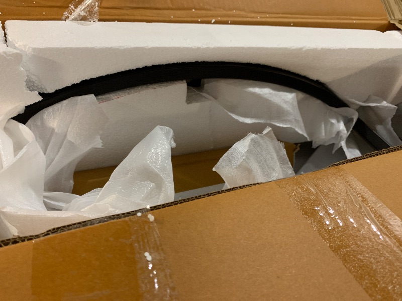 Photo 1 of Signature Design by Ashley Fortmaine Contemporary Dining Table with Natural Live Edge, Light Brown & Black