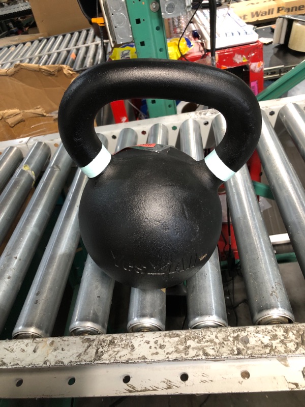 Photo 1 of ***DAMAGED - SEE NOTES/PICTURES******STOCK PHOTO FOR REFERENCE ONLY***Yes4All 50 lb Kettlebell Cast Iron for Dumbbell Weights Exercises, Gym, Fitness, Full Body Workout Equipment Push up, Grip and Strength Training